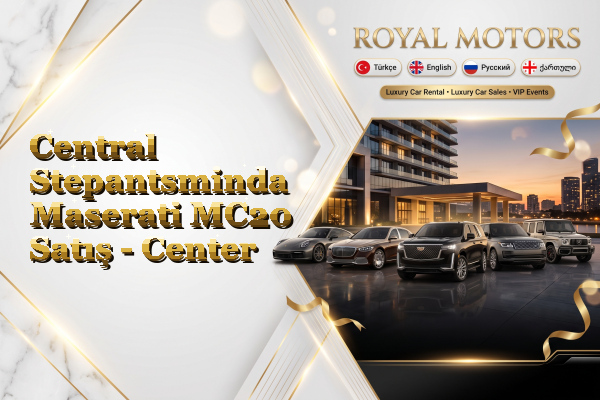 Central Stepantsminda Maserati MC20 Satış - Center