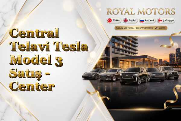 Central Telavi Tesla Model 3 Satış - Center