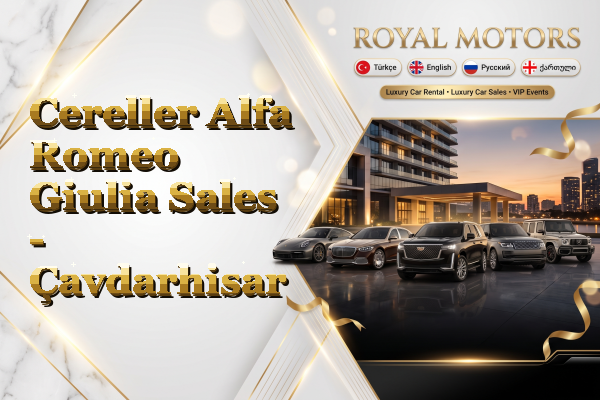Cereller Alfa Romeo Giulia Sales - Çavdarhisar