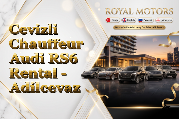 Cevizli Chauffeur Audi RS6 Rental - Adilcevaz