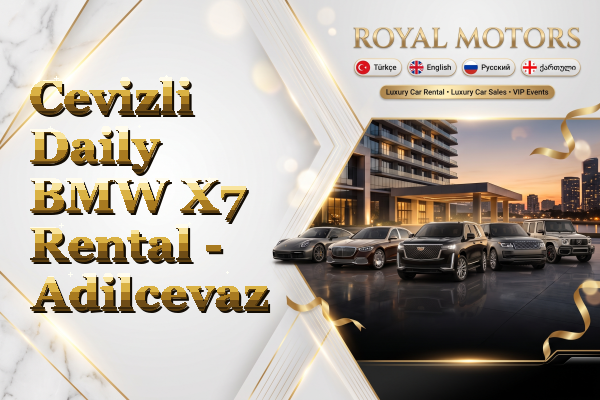 Cevizli Daily BMW X7 Rental - Adilcevaz