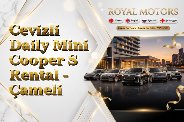 Cevizli Daily Mini Cooper S Rental - Çameli