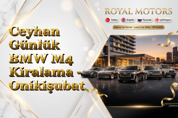 Ceyhan Günlük BMW M4 Kiralama - Onikişubat