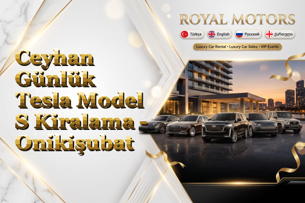 Ceyhan Günlük Tesla Model S Kiralama - Onikişubat