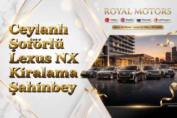Ceylanlı Şoförlü Lexus NX Kiralama - Şahinbey