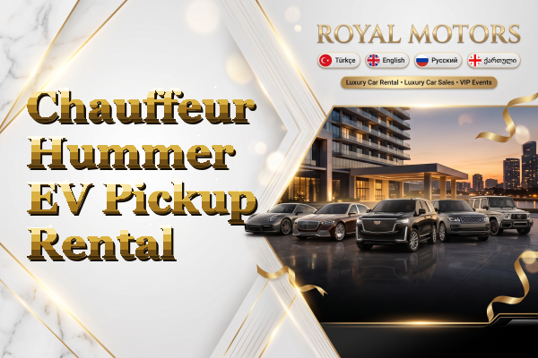Chauffeur Hummer EV Pickup Rental