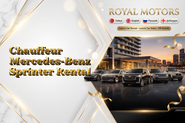 Chauffeur Mercedes-Benz Sprinter Rental