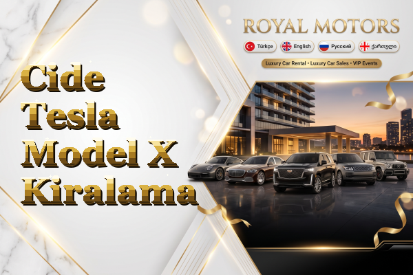 Cide Tesla Model X Kiralama