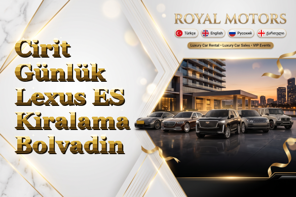 Cirit Günlük Lexus ES Kiralama - Bolvadin