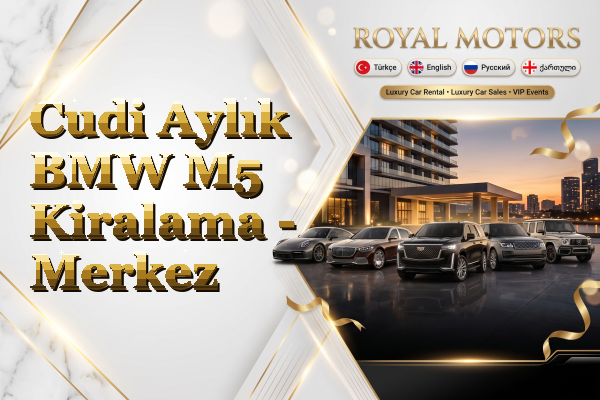 Cudi Aylık BMW M5 Kiralama - Merkez