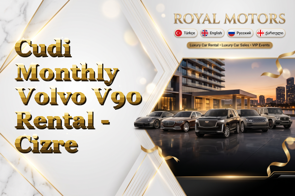 Cudi Monthly Volvo V90 Rental - Cizre