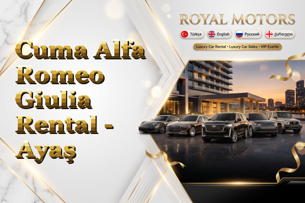 Cuma Alfa Romeo Giulia Rental - Ayaş