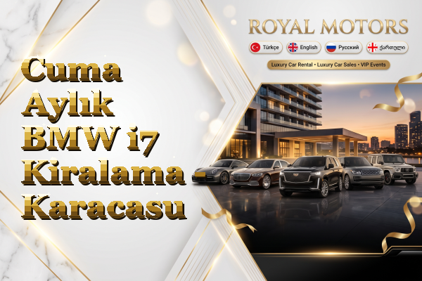 Cuma Aylık BMW i7 Kiralama - Karacasu