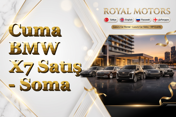Cuma BMW X7 Satış - Soma