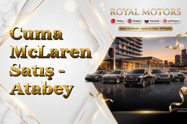 Cuma McLaren Satış - Atabey