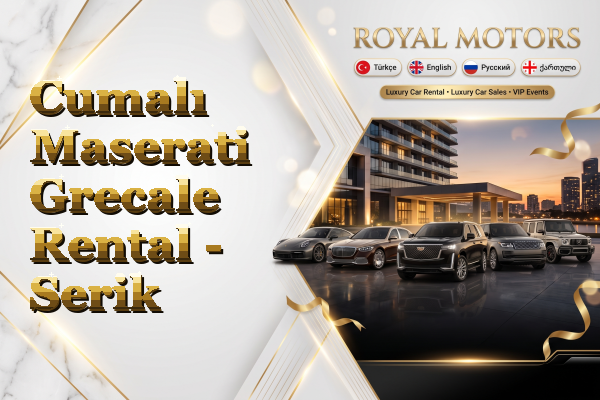 Cumalı Maserati Grecale Rental - Serik