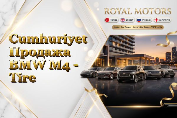 Cumhuriyet Продажа BMW M4 - Tire