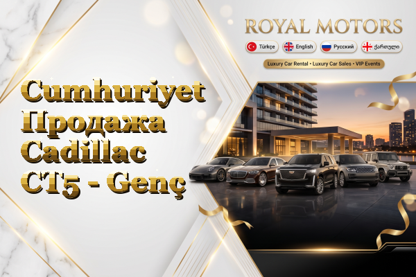 Cumhuriyet Продажа Cadillac CT5 - Genç