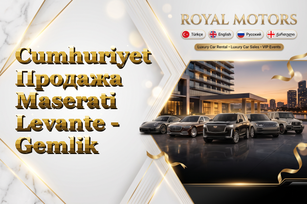 Cumhuriyet Продажа Maserati Levante - Gemlik