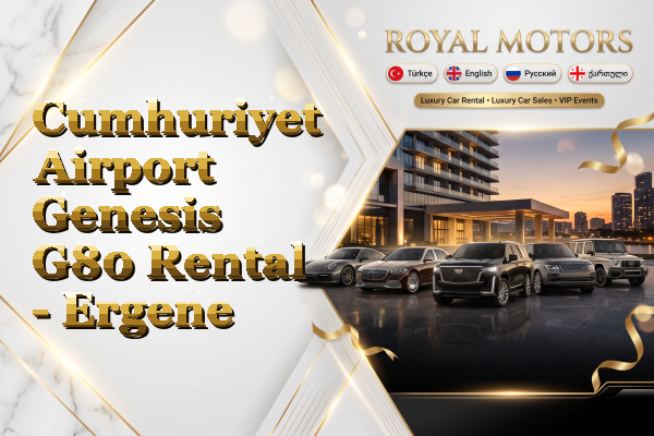 Cumhuriyet Airport Genesis G80 Rental - Ergene