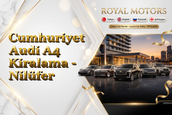 Cumhuriyet Audi A4 Kiralama - Nilüfer