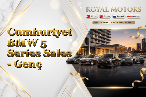 Cumhuriyet BMW 5 Series Sales - Genç