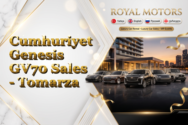 Cumhuriyet Genesis GV70 Sales - Tomarza