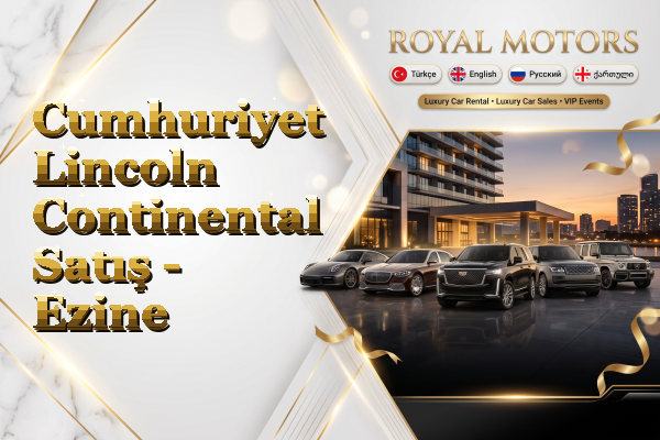 Cumhuriyet Lincoln Continental Satış - Ezine