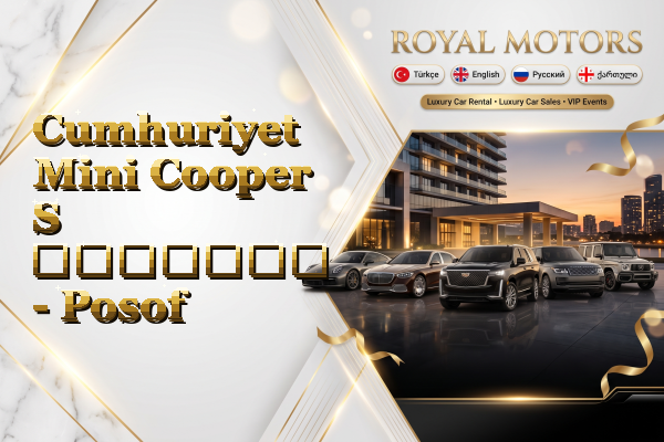Cumhuriyet Mini Cooper S გაყიდვა - Posof