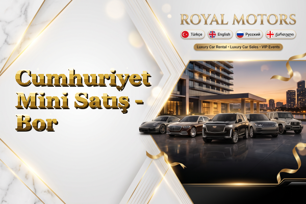 Cumhuriyet Mini Satış - Bor