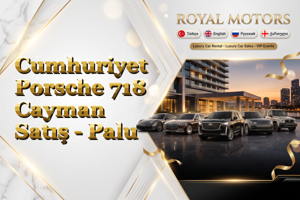 Cumhuriyet Porsche 718 Cayman Satış - Palu
