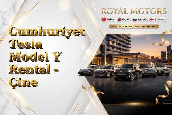 Cumhuriyet Tesla Model Y Rental - Çine