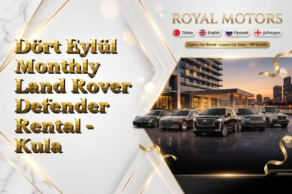 Dört Eylül Monthly Land Rover Defender Rental - Kula
