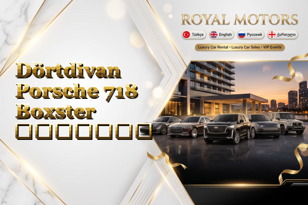 Dörtdivan Porsche 718 Boxster გაყიდვა