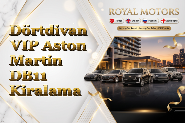Dörtdivan VIP Aston Martin DB11 Kiralama