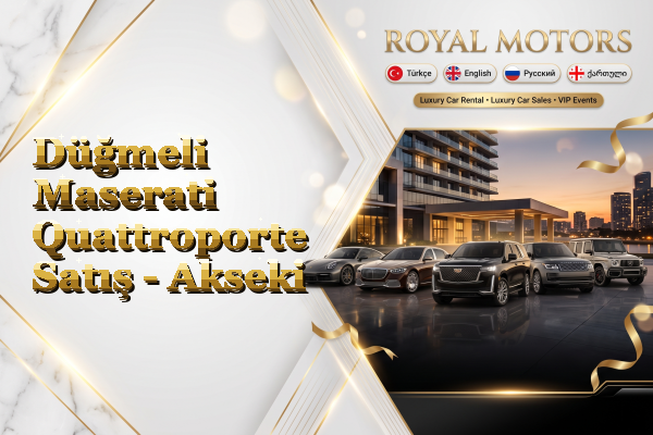 Düğmeli Maserati Quattroporte Satış - Akseki