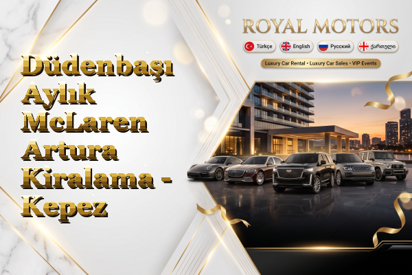 Düdenbaşı Aylık McLaren Artura Kiralama - Kepez