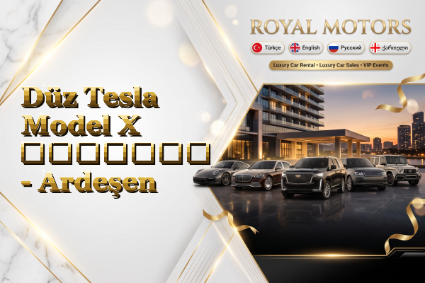 Düz Tesla Model X გაყიდვა - Ardeşen