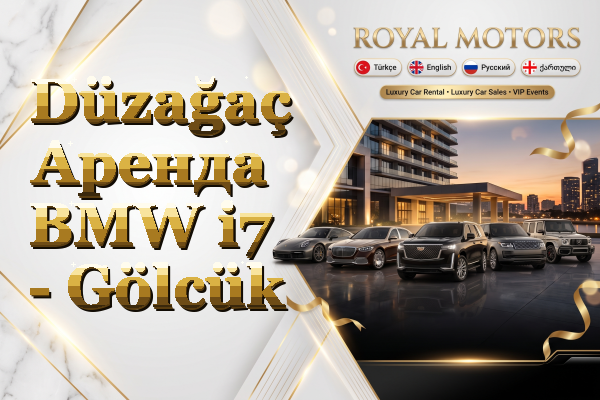 Düzağaç Аренда BMW i7 - Gölcük