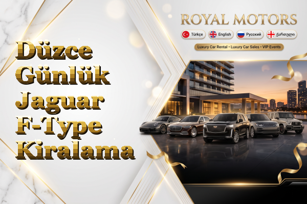 Düzce Günlük Jaguar F-Type Kiralama