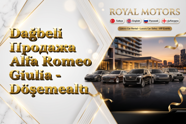 Dağbeli Продажа Alfa Romeo Giulia - Döşemealtı