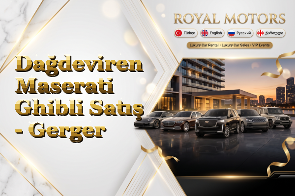 Dağdeviren Maserati Ghibli Satış - Gerger