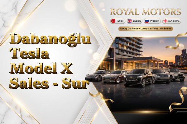 Dabanoğlu Tesla Model X Sales - Sur