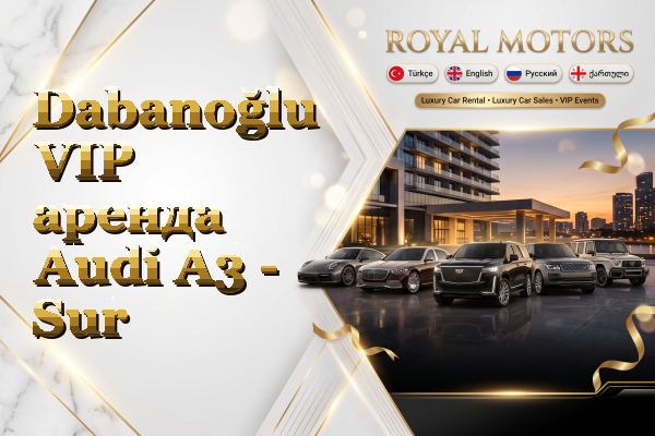 Dabanoğlu VIP аренда Audi A3 - Sur