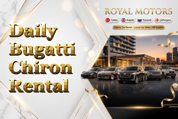 Daily Bugatti Chiron Rental