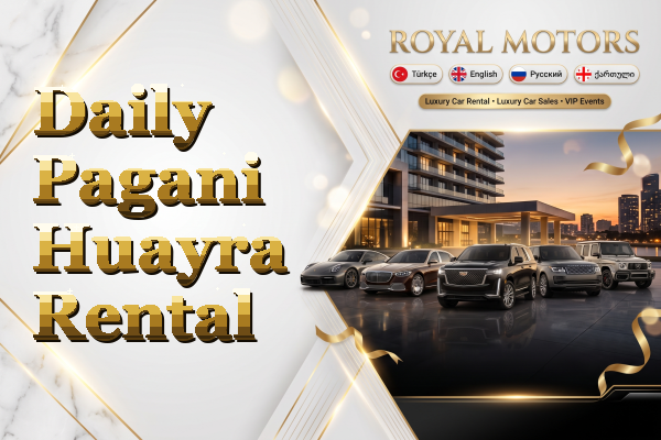 Daily Pagani Huayra Rental