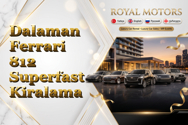 Dalaman Ferrari 812 Superfast Kiralama