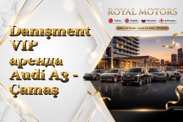 Danışment VIP аренда Audi A3 - Çamaş