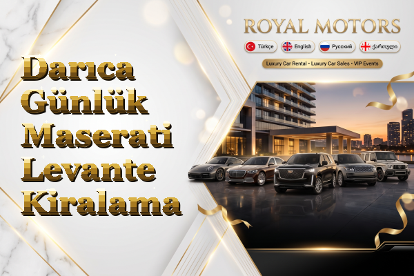 Darıca Günlük Maserati Levante Kiralama