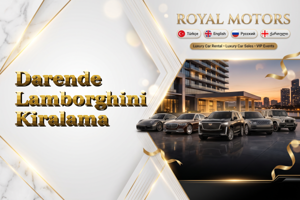 Darende Lamborghini Kiralama